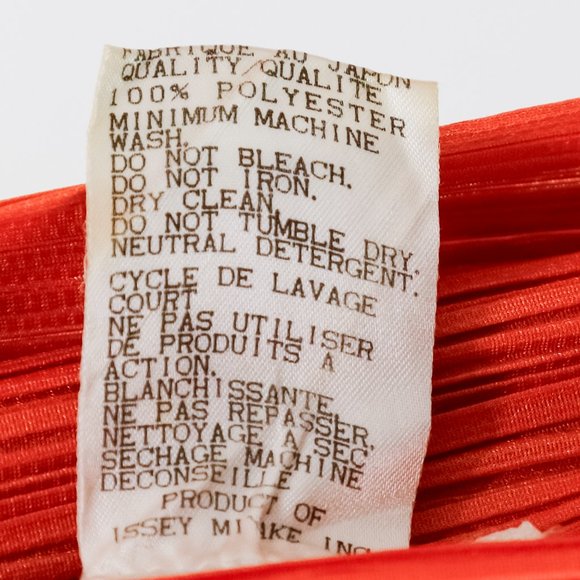 Issey Miyake Pleats Please Coral Cardigan - Picture 8 of 8